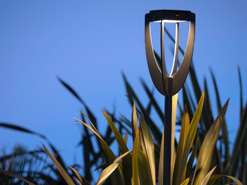 TINK300 - Solar Powered aluminium bollard light by Les Jardins® - view 3